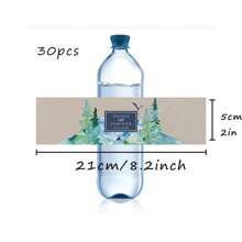 30 Pcs Custom Water Bottle Labels Stickers Self Adhesive Candy Wrap Bridal Shower Decor Personalized Text,Christmas,Wedding Essentials,Festive Calendar ,Bachelorette Party Favors, Personalized Wedding Favors - Multicolor - View 17