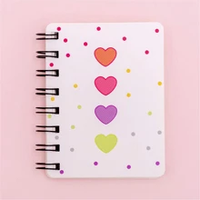 1 pieza/4 piezas Cuaderno adorable, memo espiral, diario de aprendizaje Kawaii y páginas en blanco para notas, cuadernos con patrones de flor, amor y oso, regalos para niños, útiles escolares para maestros, regalos o premios para fiestas de niños, regalos de Navidad y Año Nuevo, pequeños y fáciles de guardar y llevar al aire libre, registro rápido (80 hojas, 160 páginas), cuaderno miniatura adorable, pequeños cuadernos de notas, diarios para niños