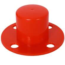 Delineator Post With Base, Traffic Delineator Posts, Traffic Safety Barrier With 5FT Plastic Chain, Traffic Safety Delineator Cones For Parking Lot, Construction Lot (12 Pack)