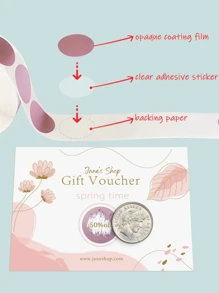 300pcs/Roll 1 Inch Scratch Off Stickers – DIY Scratch Off Labels Sticker For Party Activity Favors Stationery Sticker,Code Promo, Wedding Games,Party Favor,Jackpot Reward,Round Circle (Silver/Gold/Rose Gold)300pcs/30pcs - Multicolor - View 9