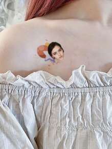 Customizable Temporary Tattoo Stickers Suitable For Various Occasions, Customize Family Portrait Tattoos For Boys/Girls/Adult Parties, Weddings, BBQ Weekends, Cocktail Parties, Can Be Applied To Arms