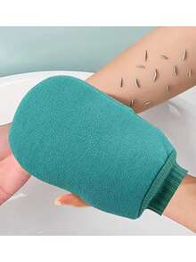 1pc, Double-Sided Exfoliating Shower Glove, Men's And Women's Bath Scrubbing Towel, Body Cleansing Exfoliating Gloves, Body Washing Brush, Exfoliating Gloves, Shower Accessories - Multicolor - View 8