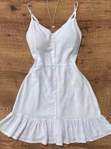 Ayla Silk Dress - White - View 2