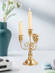 1 cái Chân nến Trang trí trung tâm bàn tiệc cưới Kỷ niệm ngày cưới Trang trí nhà Trang trí bữa tối dưới ánh nến - Nhiều màu - Xem 3