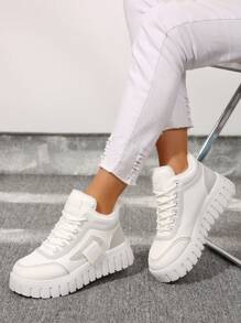 Bottes de neige décontractées d'hiver pour femmes, épaisses, anti-dérapantes et chaudes en peluche