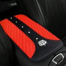 2 件皇冠水钻闪光时尚 PU 皮革防滑无内圈汽车方向盘套套装适合 37-38 厘米方向盘汽车配件 - 均碼 - 查看 8