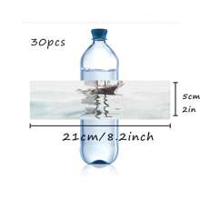 30 Pcs Custom Water Bottle Labels Stickers Self Adhesive Candy Wrap Bridal Shower Decor Personalized Text