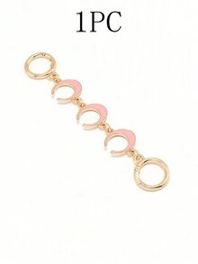 Dây xích mở rộng túi hình mặt trăng và trái tim, Dây xích mở rộng ví, Dây xích mở rộng ví, Ví cầm tay, Túi đeo vai, Phụ kiện thay thế túi đeo chéo, Thời trang và thanh lịch, Phù hợp với hầu hết các loại túi xách dành cho phụ nữ, Thích hợp làm quà tặng. - Nhiều màu - Xem 8