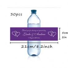 30 Pcs Custom Water Bottle Labels Stickers Self Adhesive Candy Wrap Bridal Shower Decor Personalized Text,Christmas,Wedding Essentials,Festive Calendar ,Bachelorette Party Favors, Personalized Wedding Favors - Multicolor - View 25