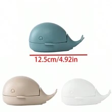 1pc Whale Shaped Laundry Brush, Shoe Brush, Small Household Cleaning Brush, Non-Shedding & Non-Damaging - A - View 2