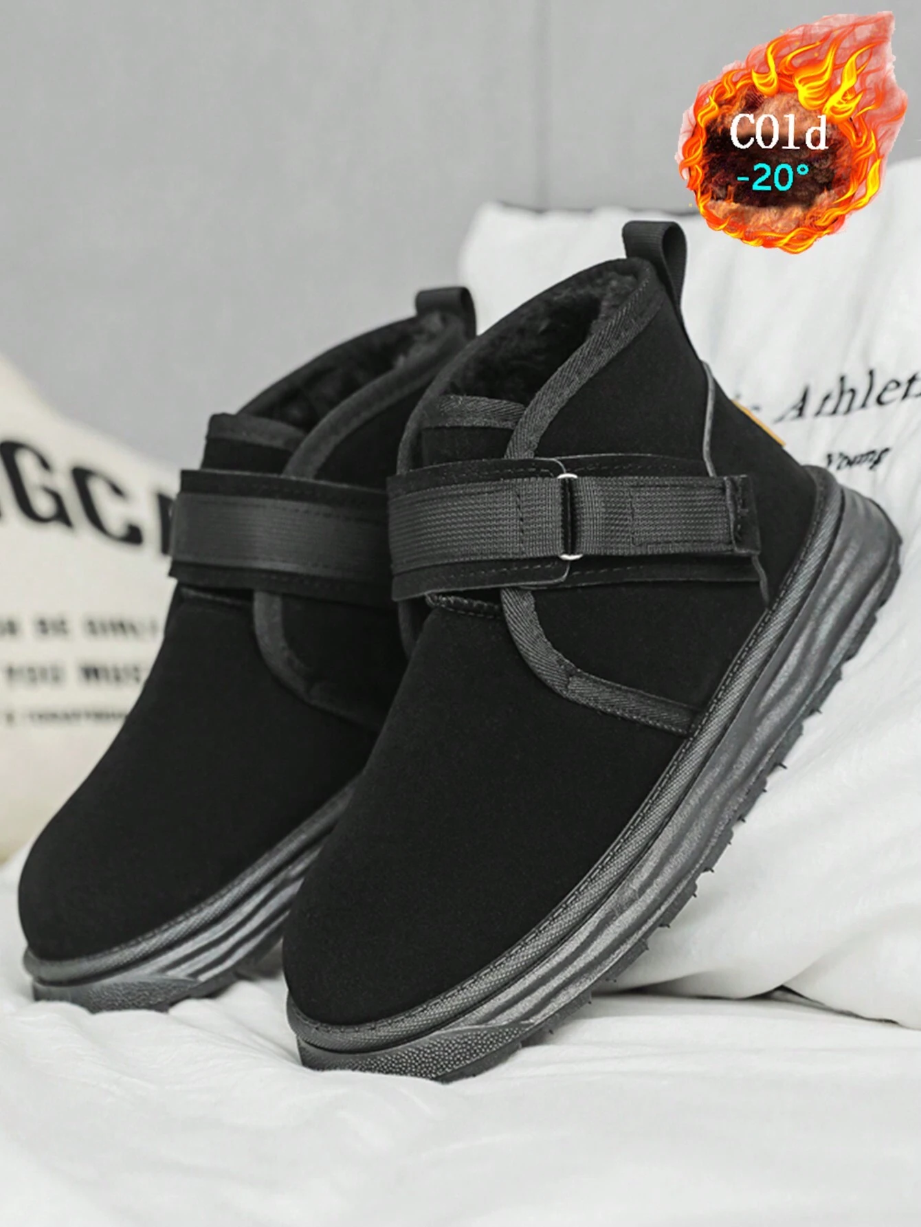 2024 Autumn/Winter New Men's Snow Boots, Thick Sole AntiSkid Wear