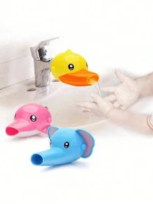 1PC Cartoon Children's Hand Washing Extender Home Bathroom Decor Fall Decor Back To School - Multicolor - View 9