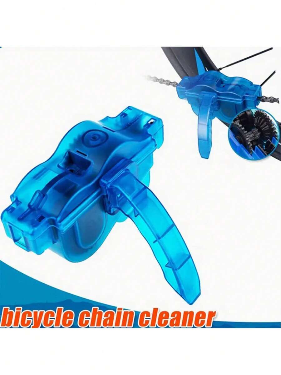 1pc Durable PC Bicycle Chain Cleaning Tool Convenient To Use, Easily