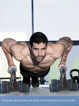 2 件套男女通用泡沫俯卧撑杆，防滑结构，OPP 袋装，健身房，运动，家庭锻炼，腹部轮，腹部滚轮