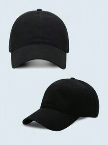 Comfortable Outdoor Sports Baseball Cap - 黑色 - 查看 4