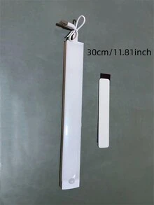 1pc LED Wireless Motion Sensor Cabinet Light, Wireless Magnetic USB Rechargeable Night Light 10/20/30/50cm For Kitchen, Bedroom, Cabinet, Wardrobe, Staircase, Corridor Safety Lighting (200mAh/350mAh) - Cool White - View 12