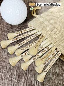 LICVIC 5/10/20/50/100pcs Custom Golf Tees Personalized Golf Tees Engraved Golf Gift For Men Fathers Day Gift Dad Golf Present Gift For Golfer Gift Father's Day Gift, Valentine Day, Valentine Day Decor Gifts Birthday Graduation,Multi-Functional, ,Anti-Mold,Ornamental,Reusable,Exquisite,Stylish,High-Quality,Adorable,Modern,Custom,Unique,Personalized,Ideal Gifts For Him,Ideal Gifts For Her,Her,Boyfriend,Girlfriend,Dad,Mom,Family,Friends,Son,Daughter,Kids,For Anniversaries,For Birthdays,For Housewarming,For Graduation,Kitchen,Dining Room,Bedroom,Office,Living Room,Home,Garden,Tea Room