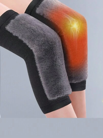 1pc Sports Thicken Anti-Cold Winter Knee Pads, Warm Thermal Kneepad For Old People Cold Leg, Sports Heat Retaining Leg Sleeve