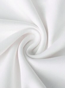 1 pieza Jersey de cuello redondo informal con estampado para niñas preadolescentes, suave y cómodo, diseño lindo que celebra la juventud, para otoño/invierno