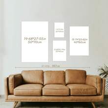 1 件经典圣诞印花圣诞装饰圣诞墙壁艺术节日装饰墙壁艺术、家居装饰、冬季装饰、无框架 - 彩色 - 查看 6