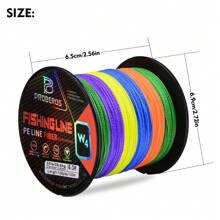 PRO BEROS 1入組4股線100mPE編織釣魚線 - 灰色 - 查看 9