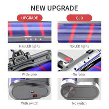 1PC E.LUO Floor Head Soft Roller Brush Fit For V7 V8 V10 V11 V15 Vacuum Cleaners Parts Rotatable - Blue Gray - View 9