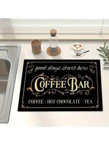 1 Piece Of Kitchen Countertop Protection Mat, Absorbent And Easy-To-Dry, Non-Slip And Heat-Resistant Desk Protection Mat, Multi-Purpose Placemat, Christmas And New Year Holiday Kitchen Mat - Multicolor - View 16