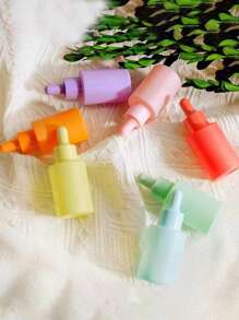 30ml 平肩玻璃，马卡龙色精油瓶，滴管瓶空可再填充磨砂精华精油瓶带玻璃吸管用于化妆品、旅行容器、便携且节省空间、日常携带、户外旅行、家庭使用﻿ - 彩色 - 查看 2