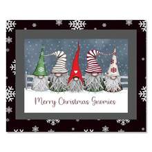 1 件无框复古冬季帆布画，厨房装饰圣诞墙壁艺术印刷品 - 热巧克力糖果乐园快车姜饼面包店海报 - 彩色 - 查看 49