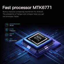 OFGPPB Brand/Pura 70 (Grey Set)/10.1-Inch FHD Android 13 Tablet/MTK6771, 10-Core, 2.0GHz/Actual RAM 6GB+ROM 128GB/1920x1200px Resolution/6000mAh Lithium-Ion Battery/802.11ac Wifi 2.4G And 5G/5.0 Bluetooth/TF * 1 Card (Supports 128GB Expansion)/500w Front Camera And 800w Rear Camera - Grey - View 4