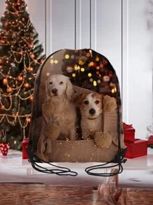 1 chiếc túi dây rút in ảnh Giáng sinh theo yêu cầu, túi quà Giáng sinh cá nhân hóa, túi dây rút bằng sợi polyester, túi quà tặng, túi đựng kẹo, túi đóng gói, in hình ảnh độ phân giải cao, thích hợp làm quà tặng Giáng sinh, sinh nhật, kỷ niệm, đồ dùng tiệc cưới, quà tặng ngày lễ và túi trang trí Giáng sinh. - nhiều màu - Xem 6