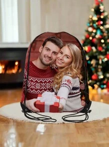 1 chiếc túi dây rút in ảnh Giáng sinh theo yêu cầu, túi quà Giáng sinh cá nhân hóa, túi dây rút bằng sợi polyester, túi quà tặng, túi đựng kẹo, túi đóng gói, in hình ảnh độ phân giải cao, thích hợp làm quà tặng Giáng sinh, sinh nhật, kỷ niệm, đồ dùng tiệc cưới, quà tặng ngày lễ và túi trang trí Giáng sinh. - nhiều màu - Xem 5