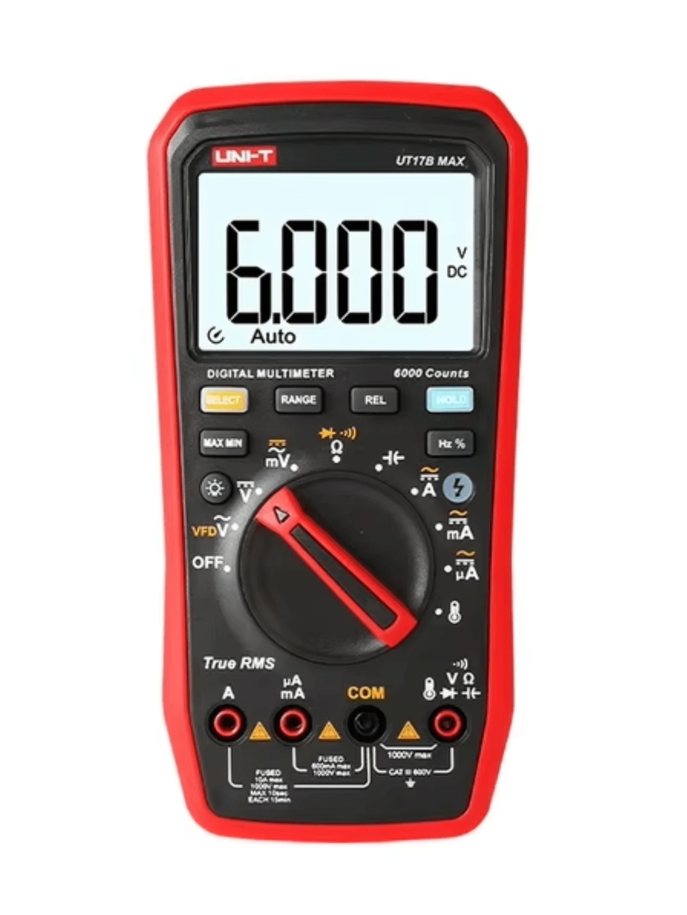 UNITUT17B MAX Digital Multimeter VFD AC Ammeter Voltmeter Resistance