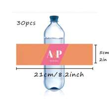 30 Pcs Custom Water Bottle Labels Stickers Self Adhesive Candy Wrap Bridal Shower Decor Personalized Text,Christmas,Wedding Essentials,Festive Calendar ,Bachelorette Party Favors, Personalized Wedding Favors - Multicolor - View 33