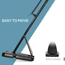 SPORTNOW Basketball Hoop Outdoor, Height Adjustable Basketball Hoop And Stand With Weighted Base, Portable On Wheels, 2.4-2.9m, Black - Black - View 6