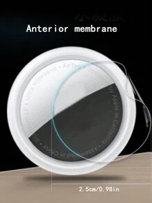 1pc Apple AirTag Protective Film, High Definition Water-Resistant Lost Tracker Screen Protector Film - Multicolor - View 3