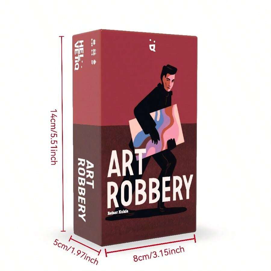 Art Robbery Bilingual (Chinese & English) Board Game, 25 Players, Card