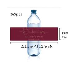30 Pcs Custom Water Bottle Labels Stickers Self Adhesive Candy Wrap Bridal Shower Decor Personalized Text - Multicolor - View 25
