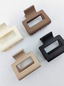 8 件 Edium 爪形发夹，女士哑光 2 英寸矩形和 1.6 英寸双排齿小发爪夹，适用于稀疏/中等细发质，发夹，发夹，发夹，接发夹，休闲秋冬发饰，适合女士度假装扮 - 彩色 - 查看 13