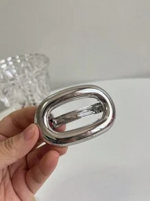 1 件优雅、温和的日常使用光泽金属发夹 - 彩色 - 查看 3