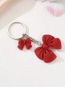 1pc Polyresin Bowknot Keychain, Suitable For Bags And Daily Use