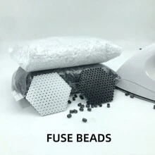Pana-beads 6200pz/Sacchetto Di Perline Fusibili Bianche E Nere Per Artigianato Ragazze, Perline Da Fondere E Perline, Forniture Per Perline, Perline E Creazione Di Gioielli, Perline Classiche Di Dimensioni, Perline Hama E Perline Perler Usate Per Puzzle Pixel, Arte E Artigianato, Regali Fatti A Mano Di Qualità