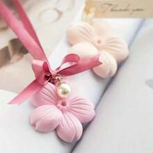 1 pièce Moule en silicone Sakura, Moule de pendentif de décoration d'intérieur, Moule de bougie, Moule de pendentif d'automobile, Moule de savon, Moule décoratif en argile douce pour le DIY, Outils décoratifs pour artisanat manuel