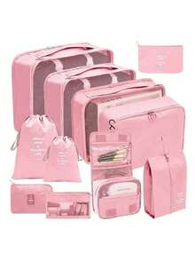 Khối đóng gói cho vali, 10 chiếc túi đựng hành lý du lịch, Vật dụng thiết yếu khi đi du lịch, Túi đựng hành lý chống thấm nước, Túi đựng hành lý - Nhiều màu - Xem 9