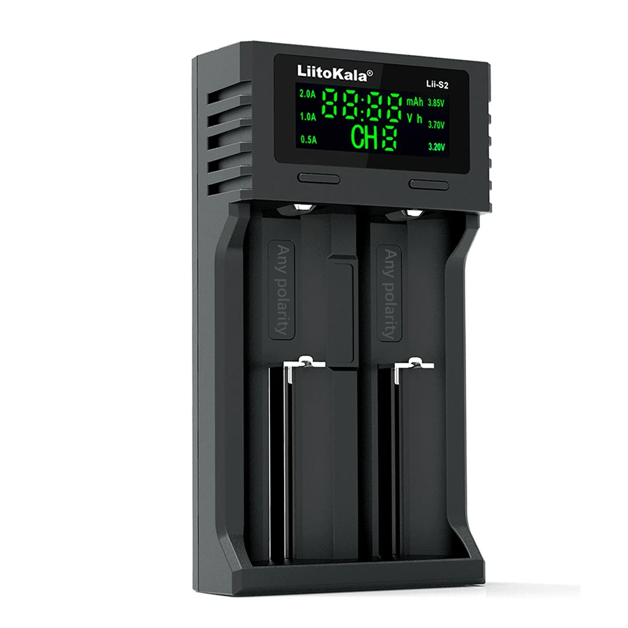 Chargeur intelligent LiitoKala Lii-M4S 18650 avec écran LCD pour piles 26650 21700 32650 20700 21700 16340 AA AAA