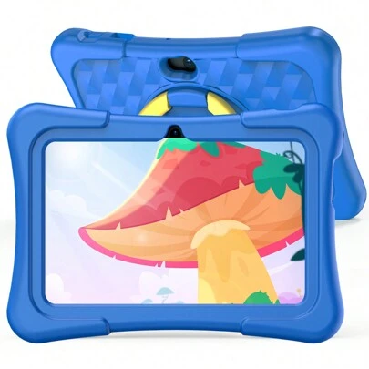PRITOM 7 Inch Kids Tablet,Tablet For Kids With WiFi,32GB ROM,Dual Camera, Parental Control, Pre-Installed APPs, Games, Learning Educational Toddler Tablet With Case(No Adapter)