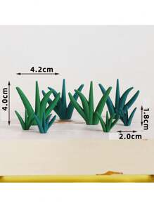 Waldthema Kuchendeko, Dschungel Weich-Klebetier Kuchendekoration, Eichhörnchen Sikahirsch Igel Koala Pilz Blatt Gras Kuchendekoration, geeignet für Geburtstagskuchen Dekoration, Taufe Waldthema Party Kuchendekoration Zubehör, Dschungel Serie Kuchendekoration (Bitte mit einem Tablett verwenden)