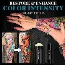 50g Kem phục hồi hình xăm, tăng cường và sửa chữa màu sắc hình xăm, dưỡng ẩm cho da, thoa mịn, thích hợp cho hình xăm và mực - màu đen - Xem 5