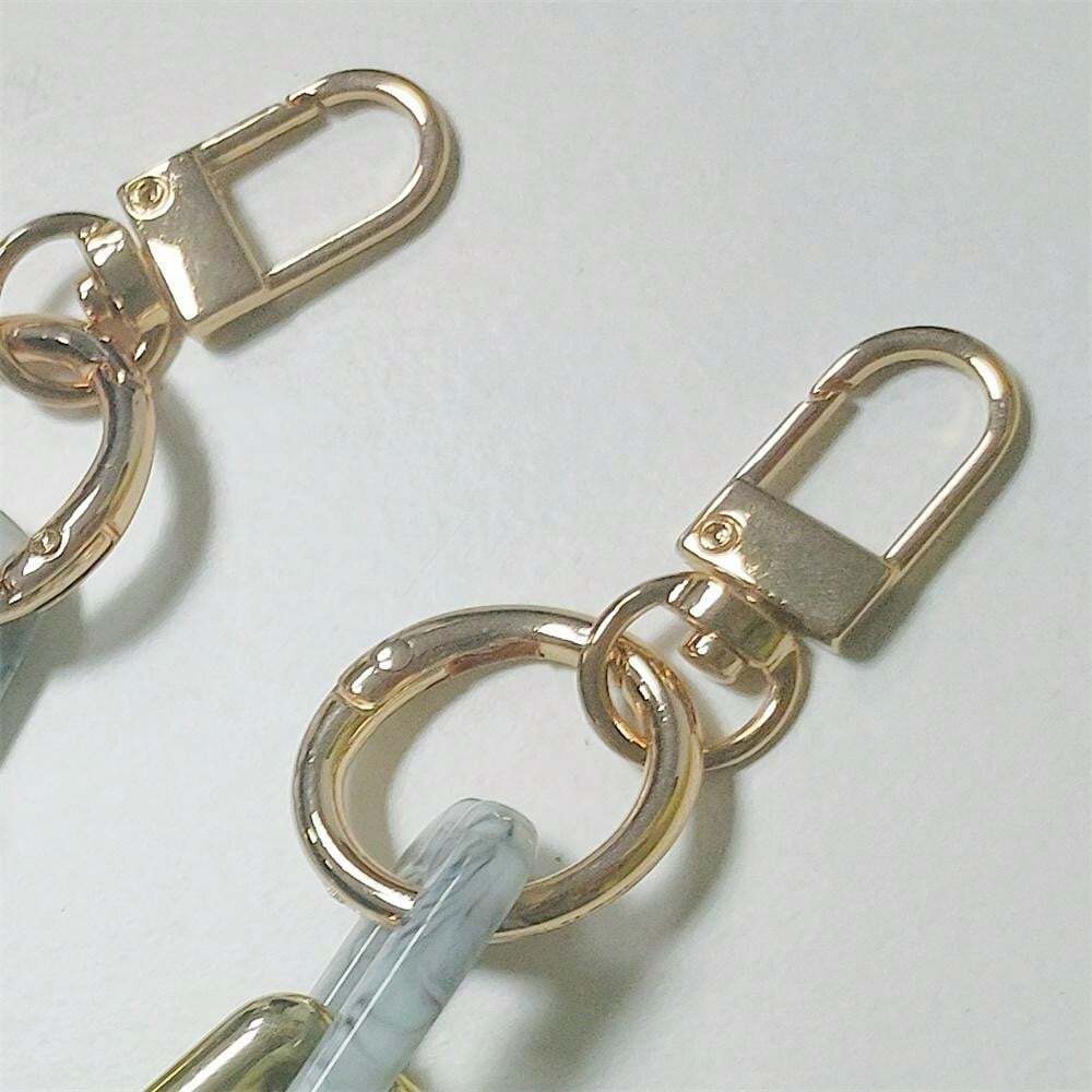 Retro Single Shoulder Diagonal Cross Chain With Tortoiseshell Leopard