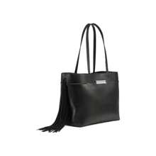 Calvin Klein Soma Triple Compartment Fringe Tote - Black/silver - View 4